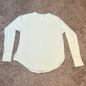 Zella Light Green Long Sleeve Shirt